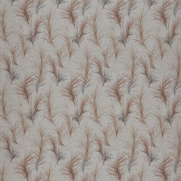 Feather Boa Coral Fabric Flat Image