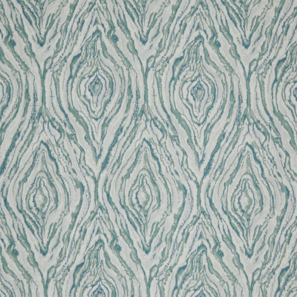 Marble Peacock Fabric Flat Image