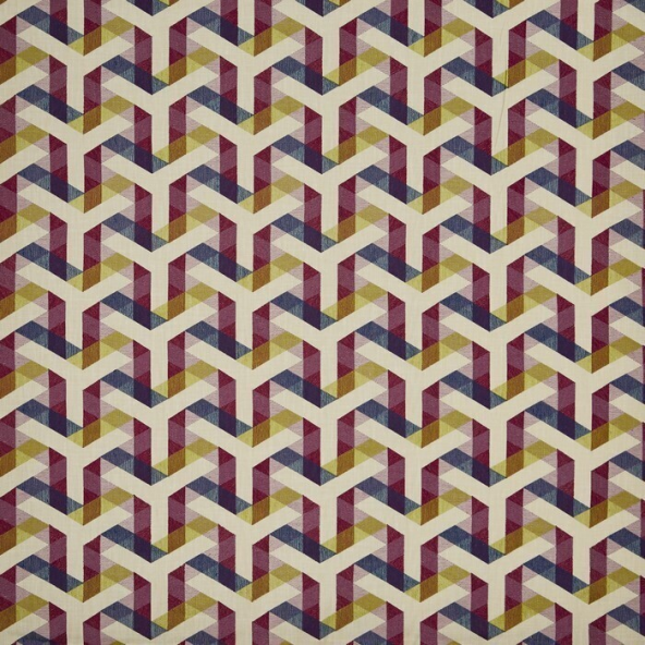 Kuba Amethyst Fabric Flat Image