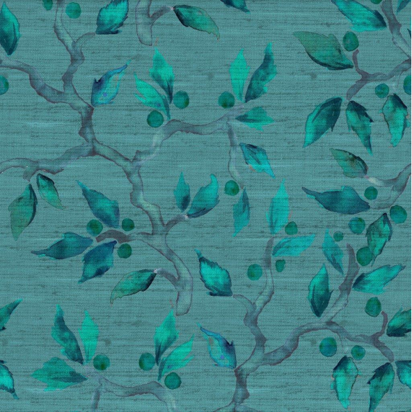 Vesper Azurite Fabric by Voyage