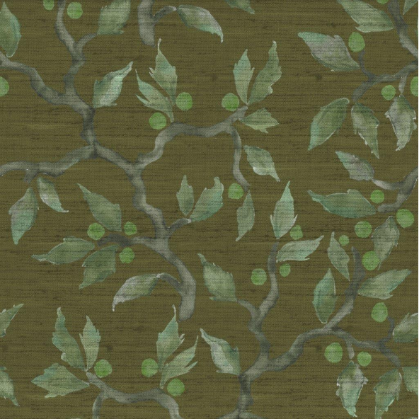 Vesper Olive Fabric by Voyage