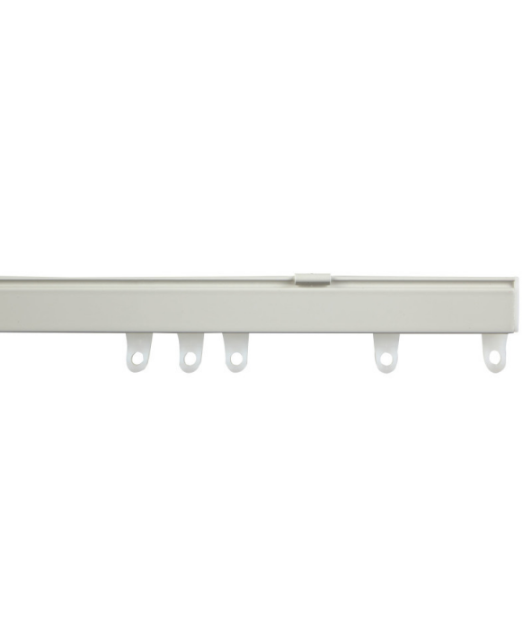 Fineline Curtain Track In White