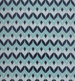 Made To Measure Curtains Illion Aqua Flat Image