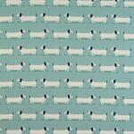 Made To Measure Curtains Hound Dog Duck Egg Flat Image