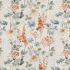 Wild Garden Cotton Coral Fabric by iLiv