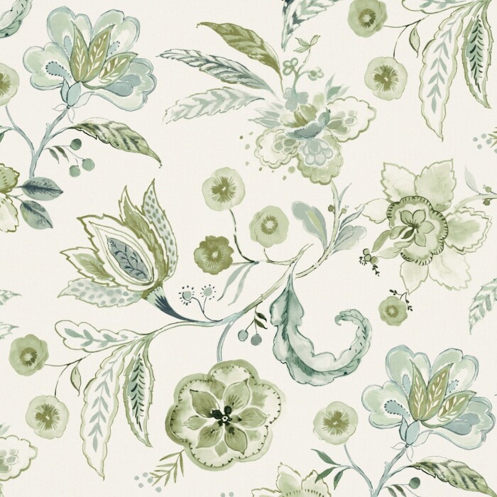 Anushka Celadon Fabric by The Pure Edit