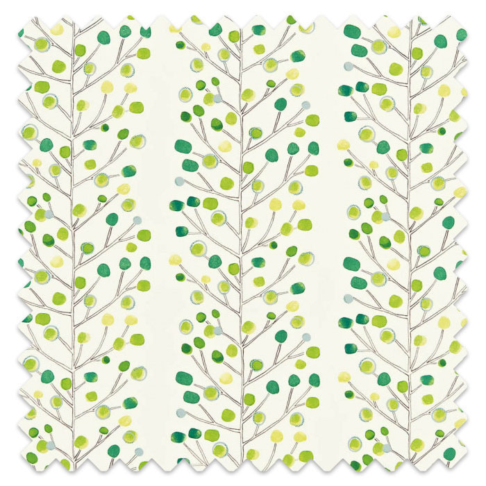 Swatch of Berry Tree Emerald Lime Chalk by Scion