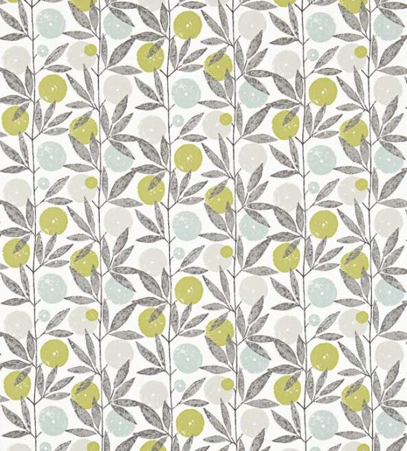 Blomma Kiwi Pumice Marine Fabric by Scion