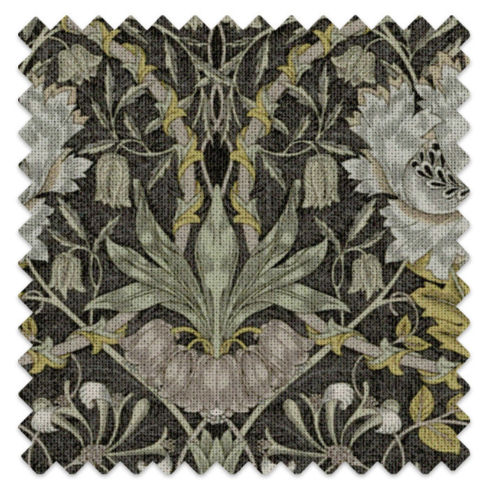 Swatch of Honeysuckle Mocha by William Morris