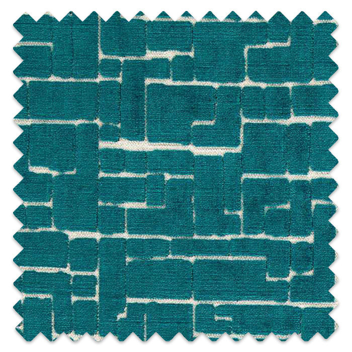 Swatch of Kupka Peacock by Clarke And Clarke