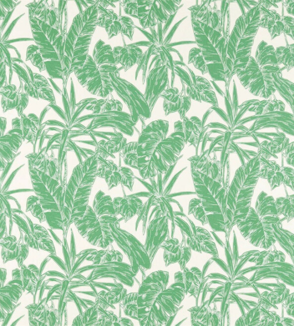 Parlour Palm Gecko Fabric by Scion