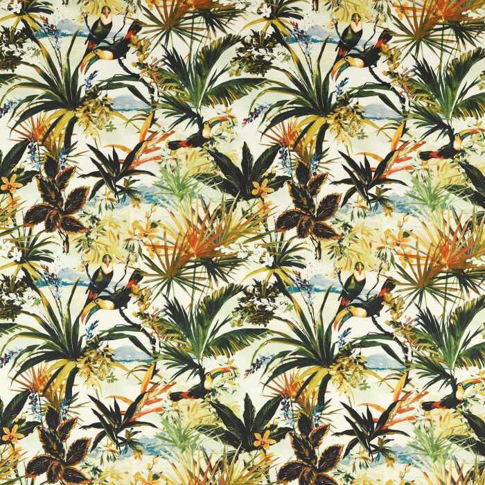 Toucan Outdoor Antique Fabric by Clarke And Clarke