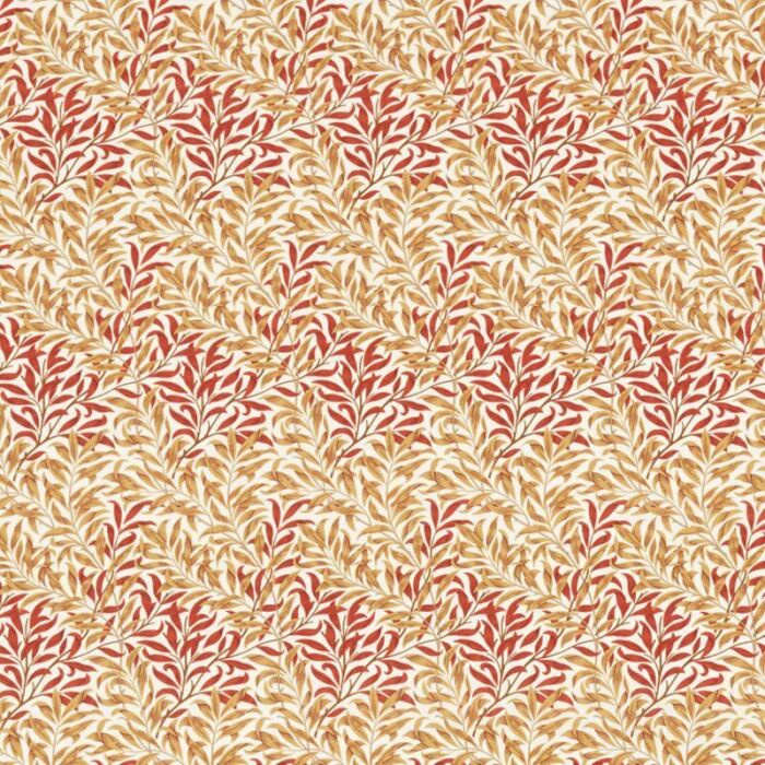 Willow Bough Minor Russet Fabric by Morris & Co