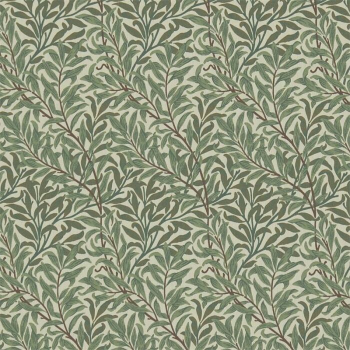 Willow Boughs Weave Forest/Thyme Fabric by Morris & Co