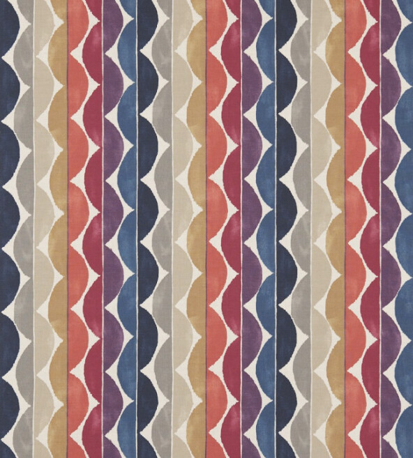 Yoki Fig Amber Fabric by Scion