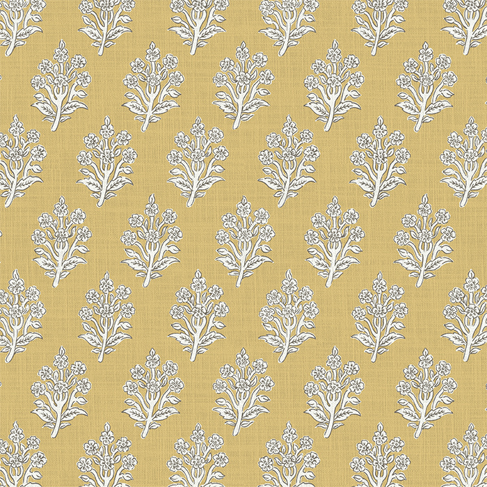 Dabu Ochre Fabric by The Pure Edit