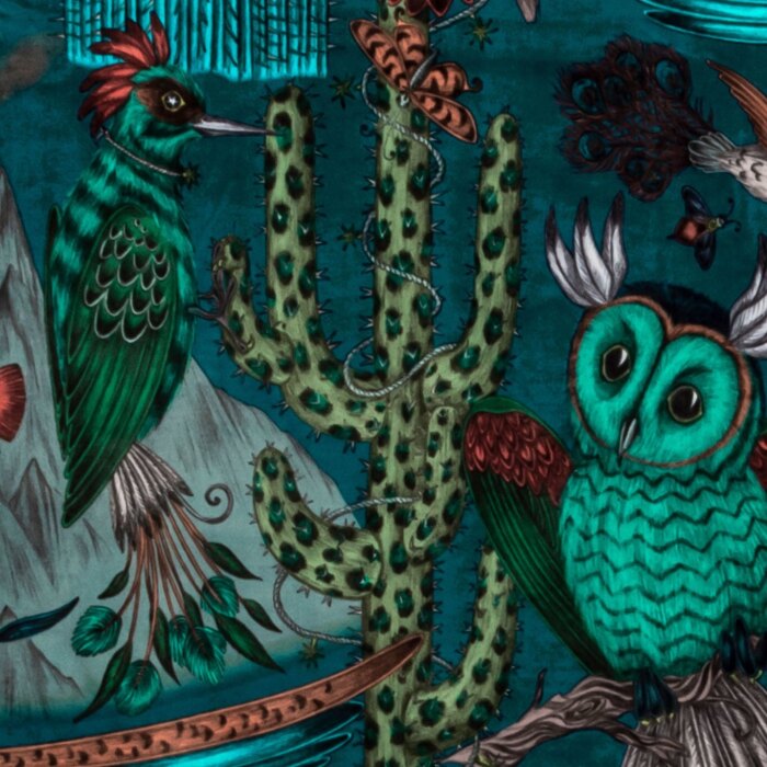 Made To Measure Curtains Frontier Teal Velvet