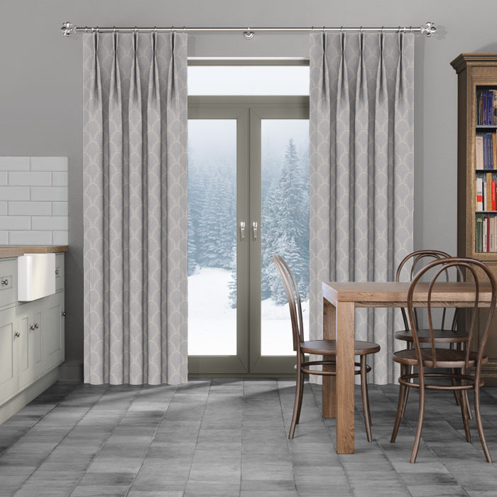 Curtains Boudoir Chrome