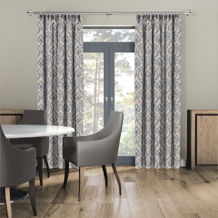 Curtains in Leyburn Denim