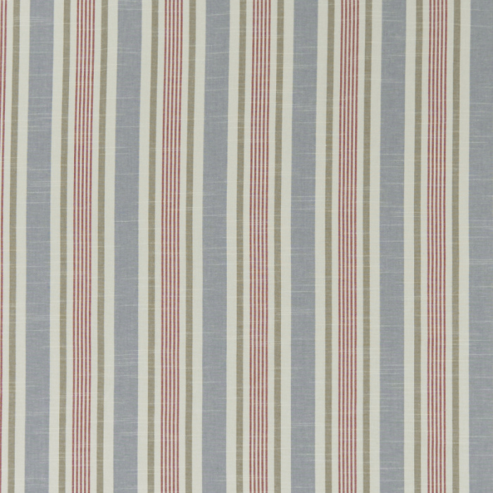 Made To Measure Curtains Mappleton Denim/Red