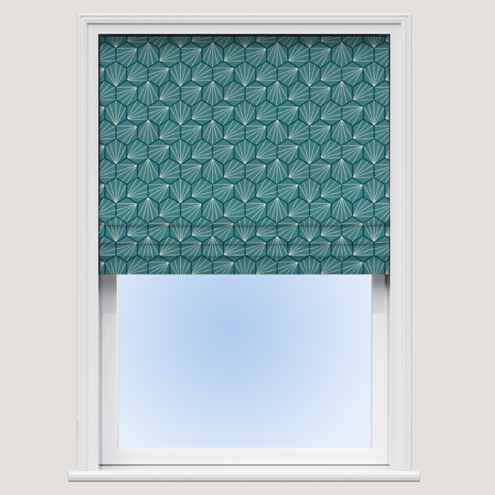 Aikyo Teal Roman Blind