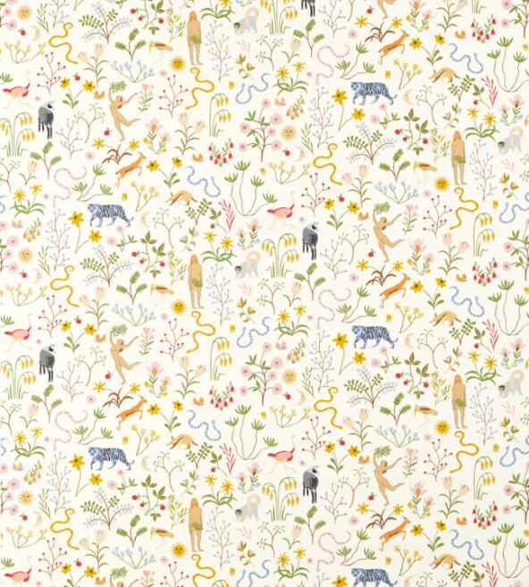 Garden Of Eden Popsicle Fabric by Scion