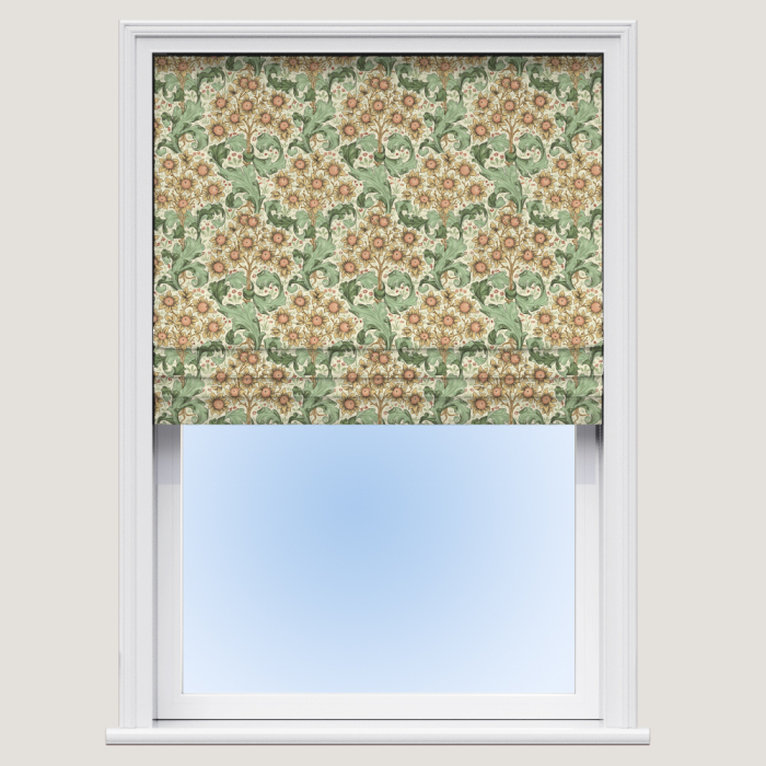 Orchid Buttercup Roman Blind