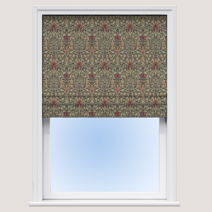 Snakeshead Mocha Roman Blind