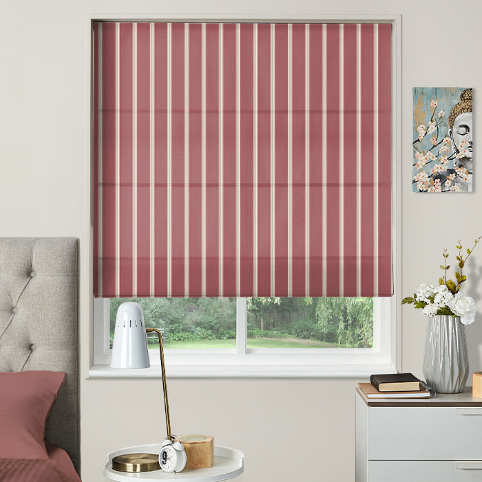Electric Roman Blind in Rowing Stripe Massai