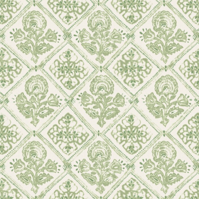 Watika Parsley Fabric by The Pure Edit