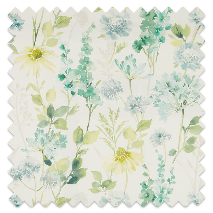 Swatch of Wild Garden Cotton Eden