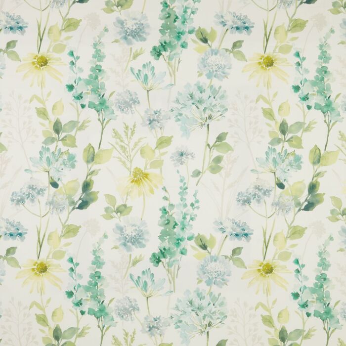 Wild Garden Cotton Eden Fabric by iLiv