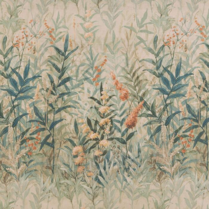 Wildflower Fields Moonstone Fabric by iLiv