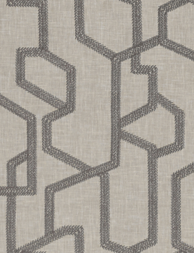 Labyrinth Charcoal Fabric Labyrinth Charcoal Fabric