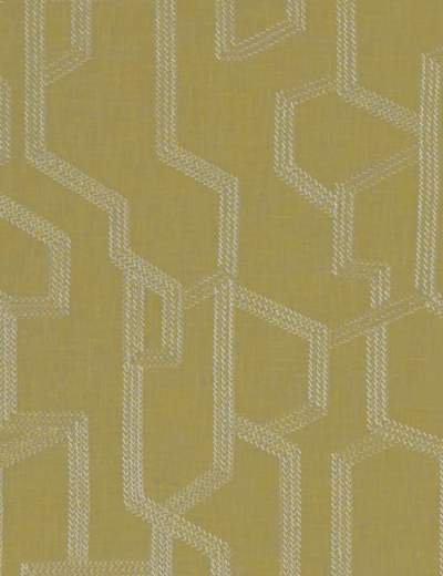 Labyrinth Citron Fabric Labyrinth Citron Fabric