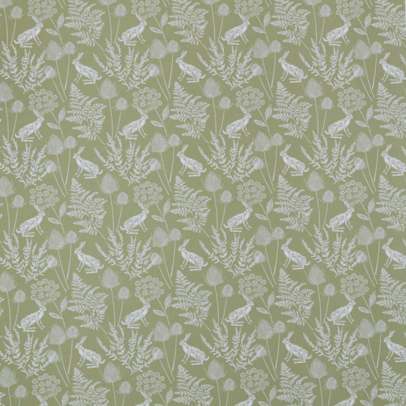 Kielder Sage Fabric by Ashley Wilde