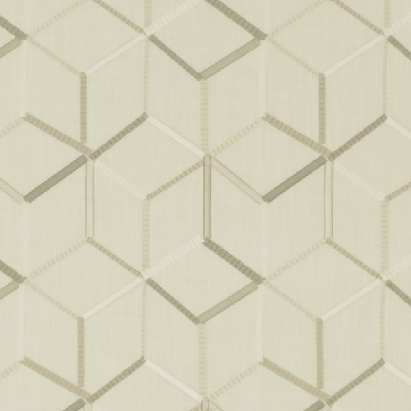 Linear Ivory Fabric Flat Image