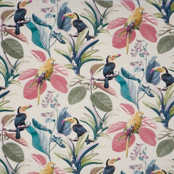 Parakeet Seashell Fabric by Prestigious Textiles