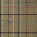 Made To Measure Curtains Multicheck Fawn Flat Image