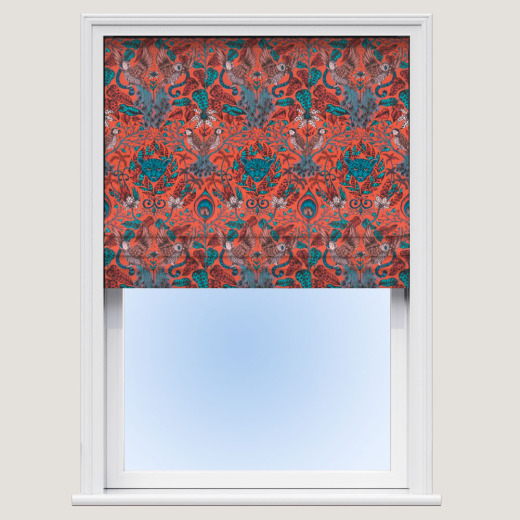 Made To Measure Roman Blinds Amazon Red