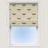 Roman Blind in Azure Linen
