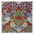  Strawberry Thief Tapestry Wine Roman Blind Fabric Sample