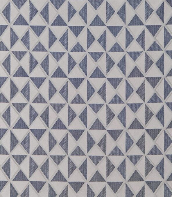 Made To Measure Curtains Taggon Indigo Flat Image