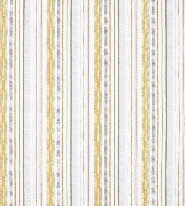 Noki Ochre Hemp Charcoal Fabric by Scion