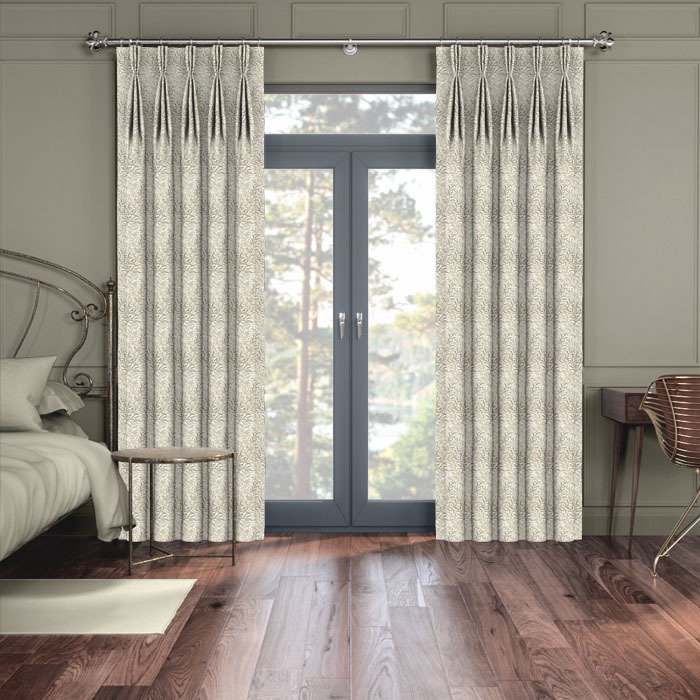 Curtains in Willow Bough Natural by William Morris