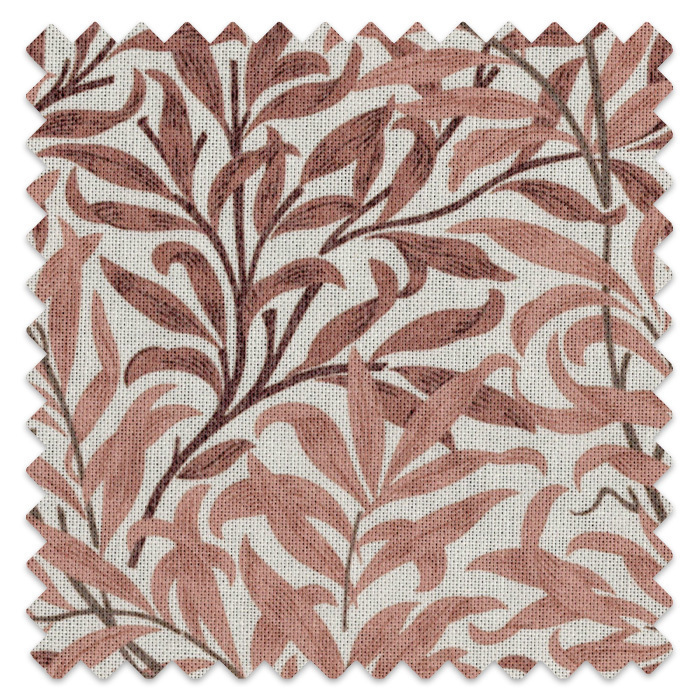 Swatch of Willow Bough Rust by William Morris