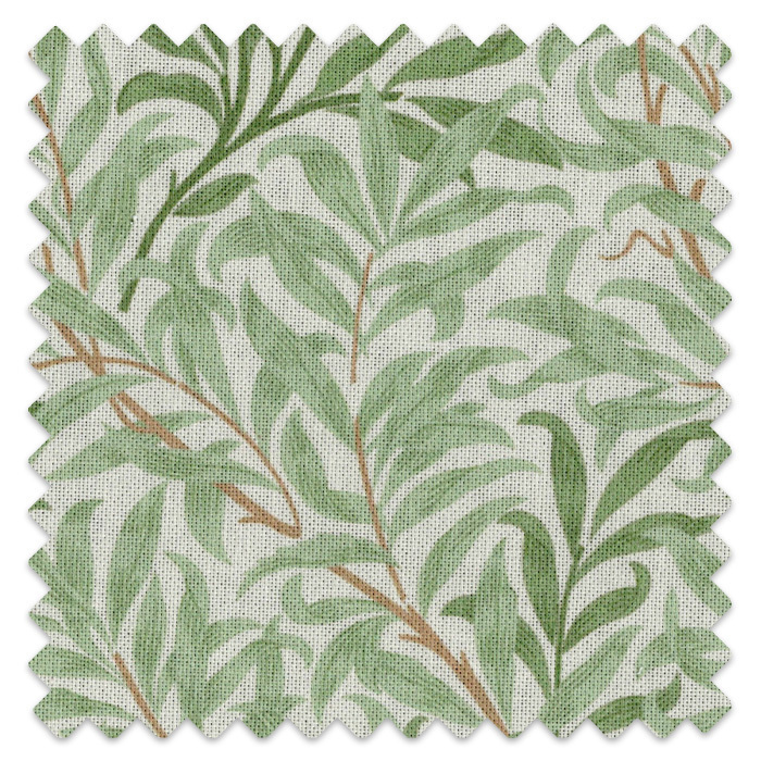 Swatch of Willow Bough Sage by William Morris