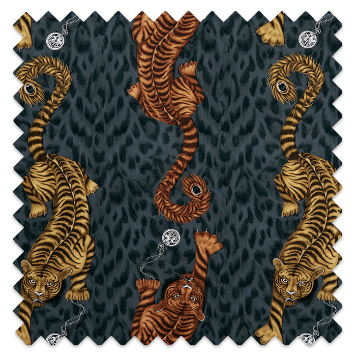 Swatch of Tigris Flame