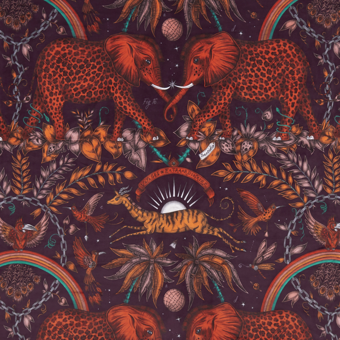 Zambezi Wine Velvet Flat Image