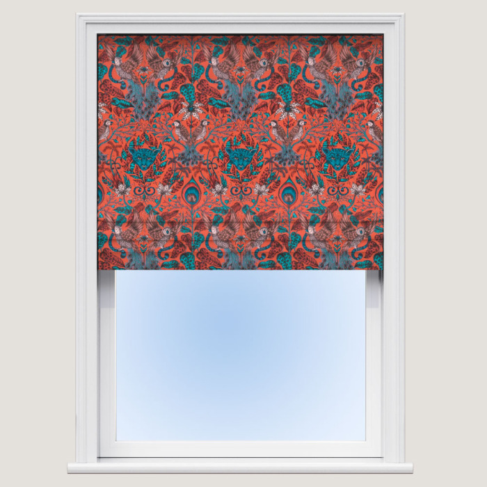 Made To Measure Roman Blinds Amazon Red